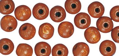 Wooden beads FSC 100%, polished, 8mm o,