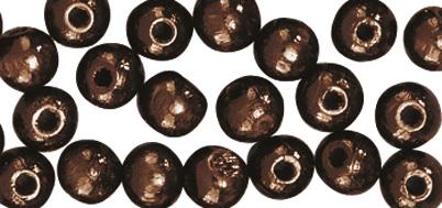 Perle drvo, polirana, 8mm na, tamno smeđe boje, 82 komada