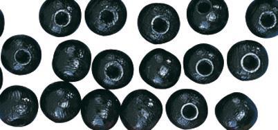 Perle drvo, polirana, 10mm na crnokomada