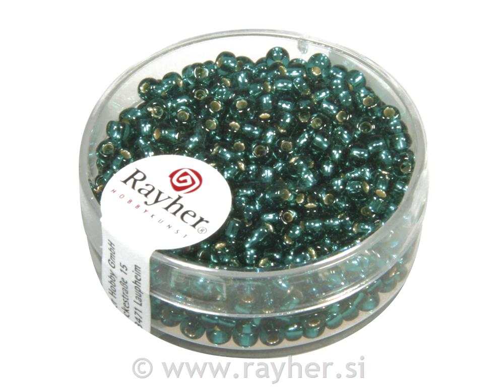 Perle sa središtem srebra, 2.6 mm o, žad, 16 g