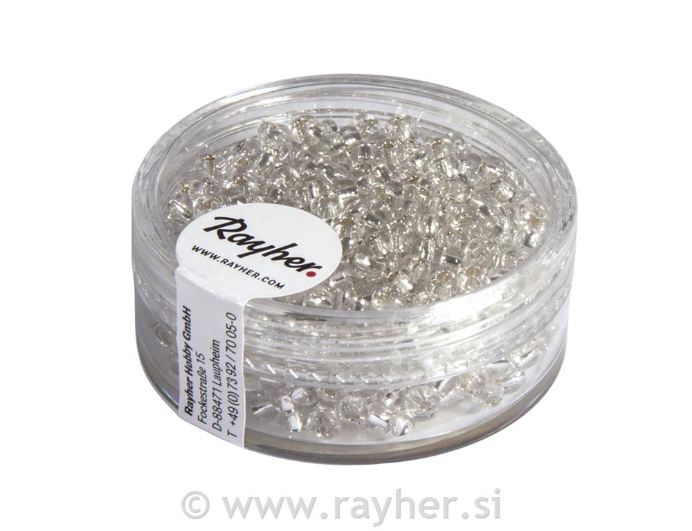 Perle sa središtem srebra, 2.6 mm o, srebro, 16 g