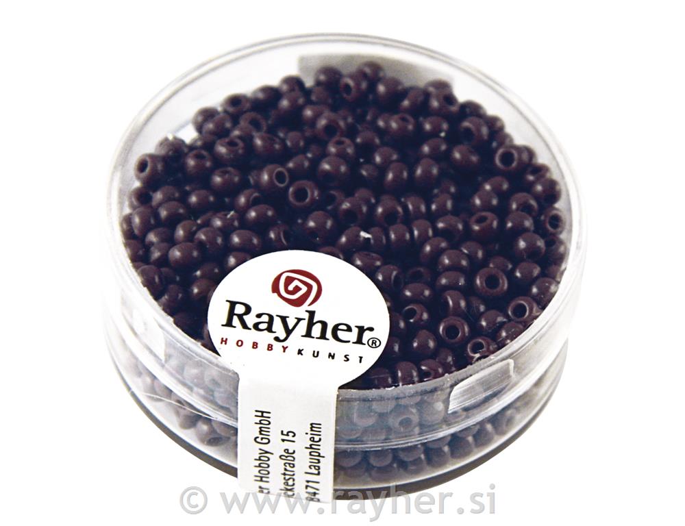 Perle opak, 2,6 mm O škarlatne, 17g