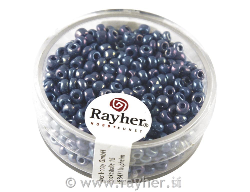 Perle opak, 2.6 mm o, svijetlo plava, 17g