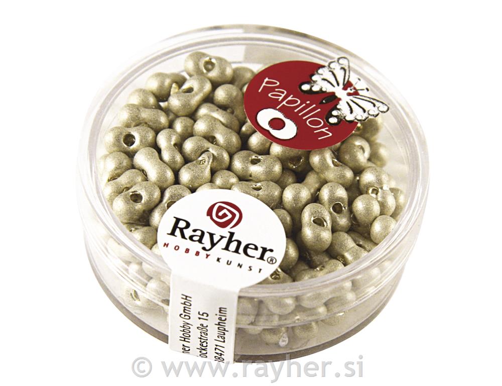 Perle metulji, 3,2x6,5 mm, šamp.zlate, 18 g
