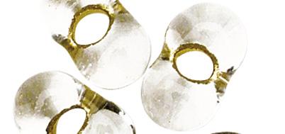 Perle leptiri 3,2x6,5 mm bilij.zlate, 18g