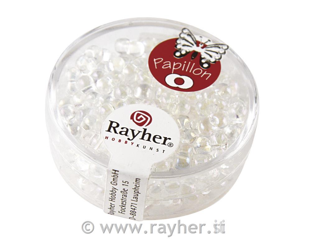 Perle metulji, 3,2x6,5 mm, iris, 18 g