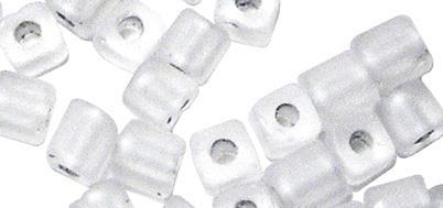 Perle "Arctica" kocke, bijeli, 3.4 mm, 15g, isključen