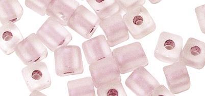 Perle "Arctica" kocka, ružičasta, 3,4 mm, 15 g