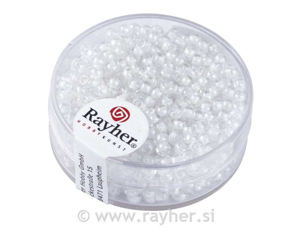 Perle "Arktica", okrugla, sjajna, bijela2.6 mm o, 17 g