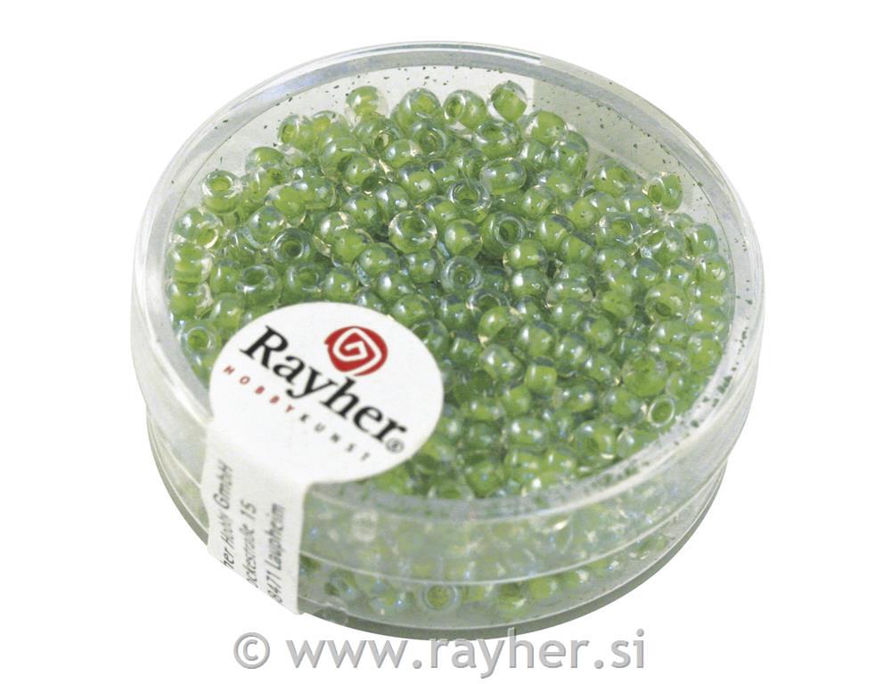 Rocailles "Arctic", jade, 2,6 mm o, box