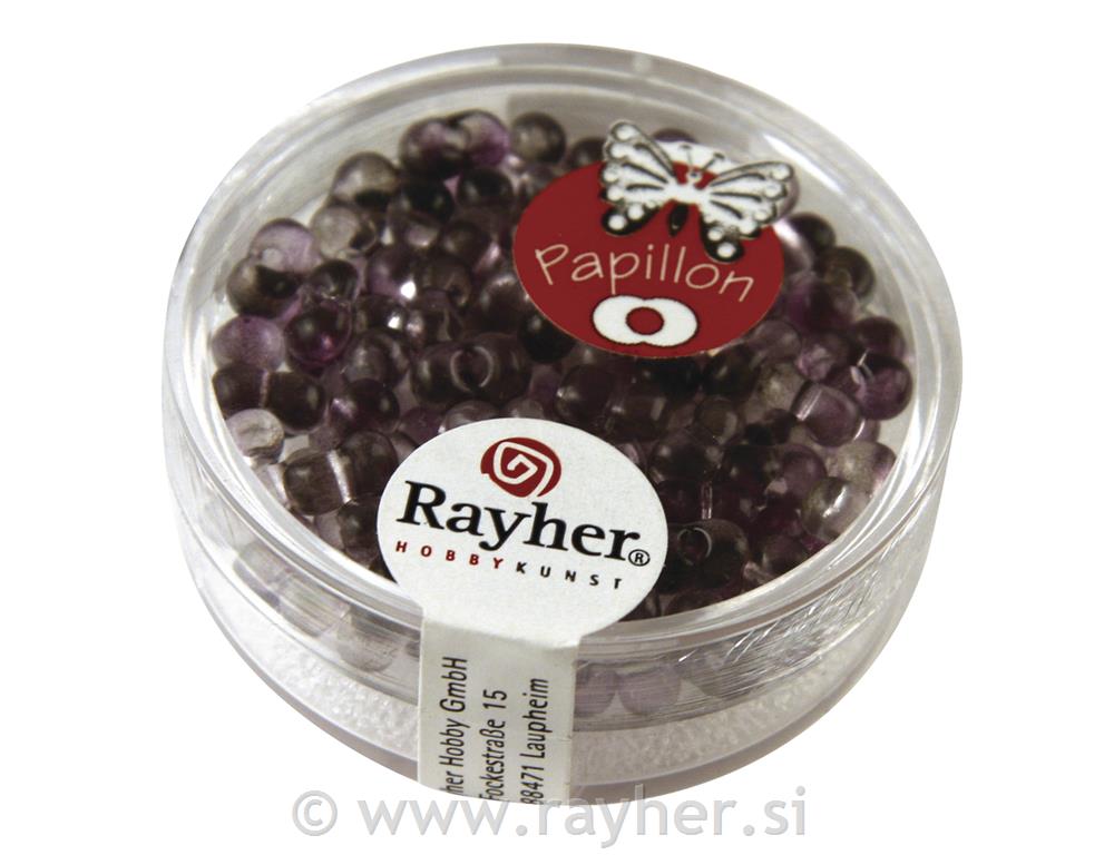 Papillon-Rocailles, 3,2x6,5 mm, Two Tone