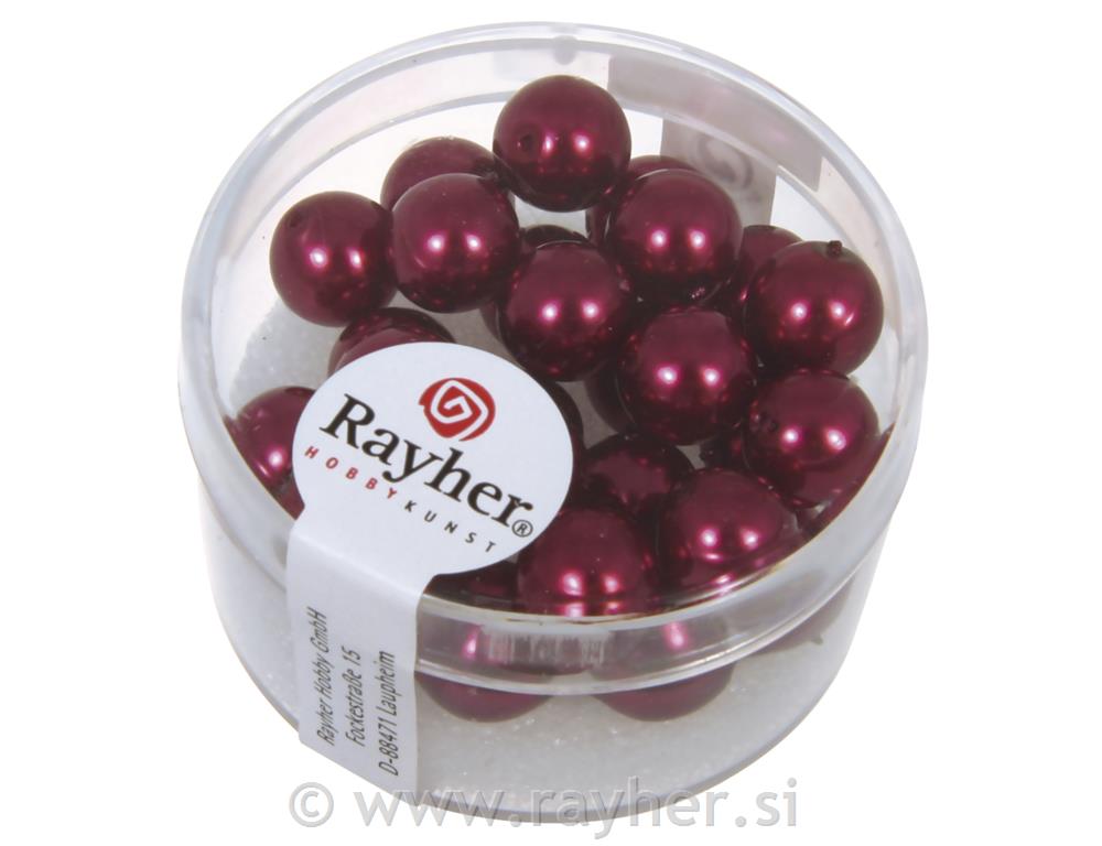 Glass beads "Renaissance", 8 mm o, borde