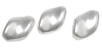 Perle staklo "Renaissance" kocka, snežnobjelo 4,5x5mm,40kom.