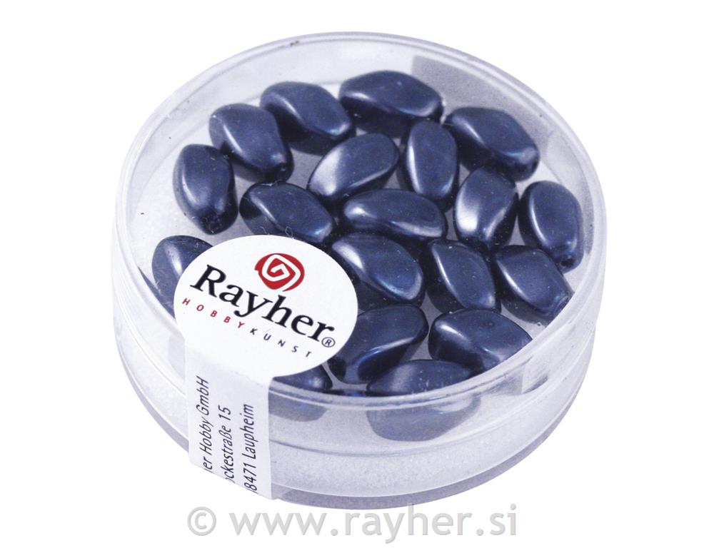 Renaissance olive, anthracite, 9x6 mm, b
