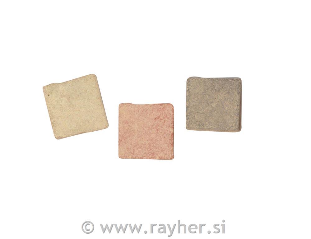 Mozaik kamenje "Ceramica", 2x2 cm, prirodne nijanse, ne glazirane, u kanti, oko