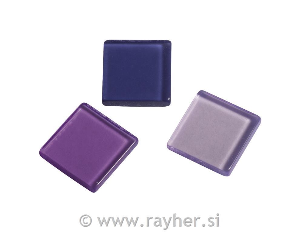 Mozaik "Acryl", 1x1 cm, proziran, ljubičast, cca 205 kom / 50 g
