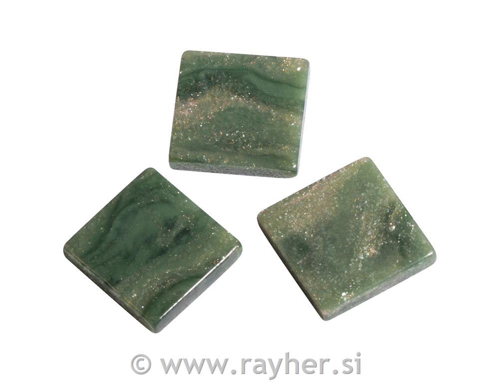 Mozaik "Acryl", 1x1 cm, mramoriran orient. zelen, 205 kom / 50 g