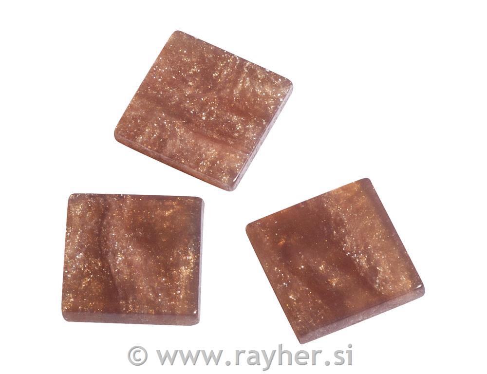Mozaik "Acryl", 1x1 cm, marmorirani, cimet, 205 kom / 50 g
