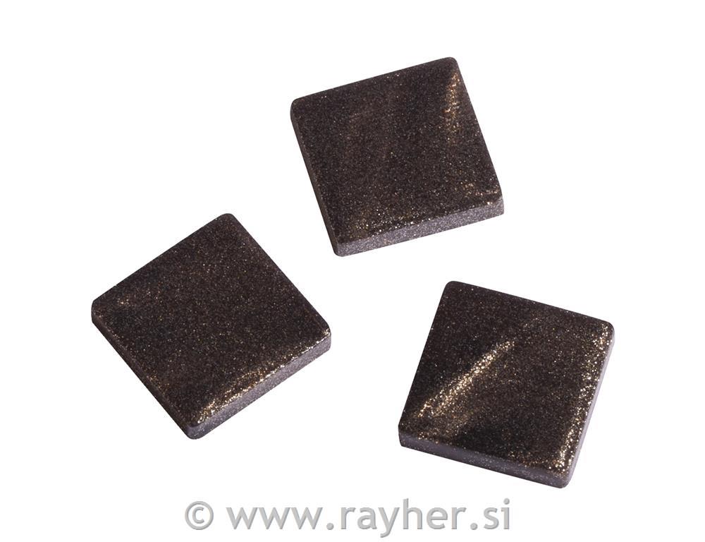 Mozaik "Akril", 1x1 cm, metalni sjaj, kestenom, cca 205 kom / 50 g