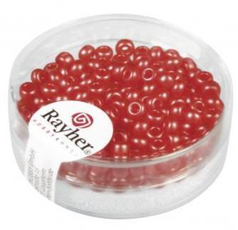 Perle voskaste, crveni, 2.6mm, 7g