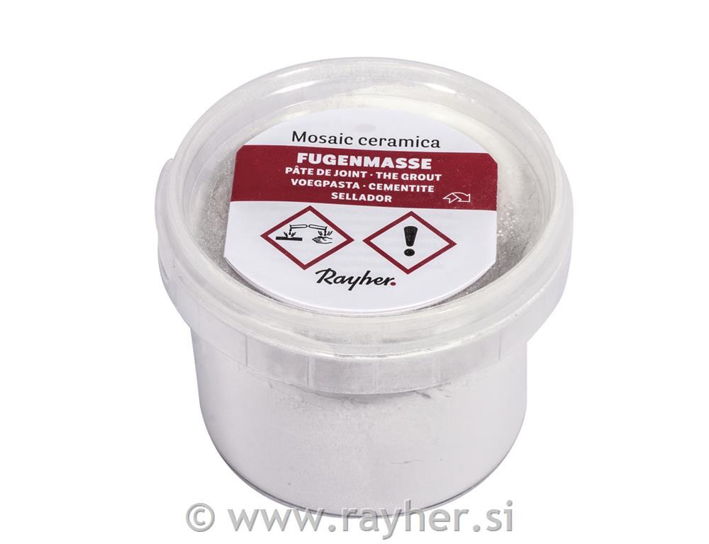 Kompozitna masa za mozaik"Ceramica", bijela, posuda 125 g