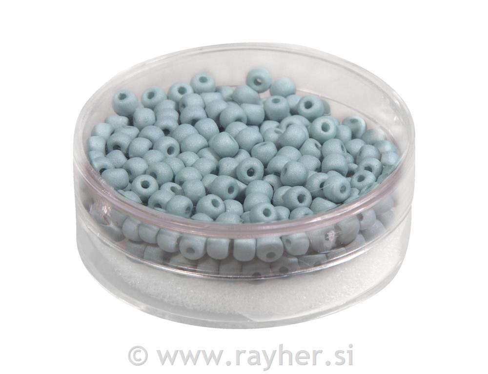 Perle svila, staklo, 4mm, benzin, os 120k