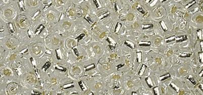 Premium-Rocailles, 2,2 mm o, rock crysta