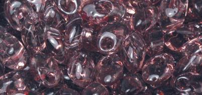 Perle Megatama Miyuki, proziran, ametist, 4x7 mm, produžena, 12g