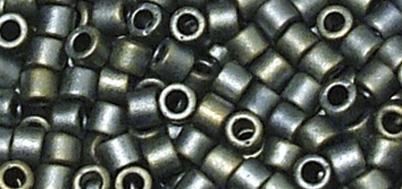 Perle Delica Miyuki, 2,2 mm, antracit, matirani