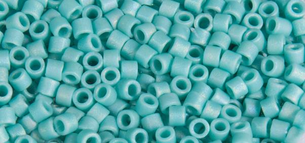 Perle Delica rocailles, 2.2mm, mint zele