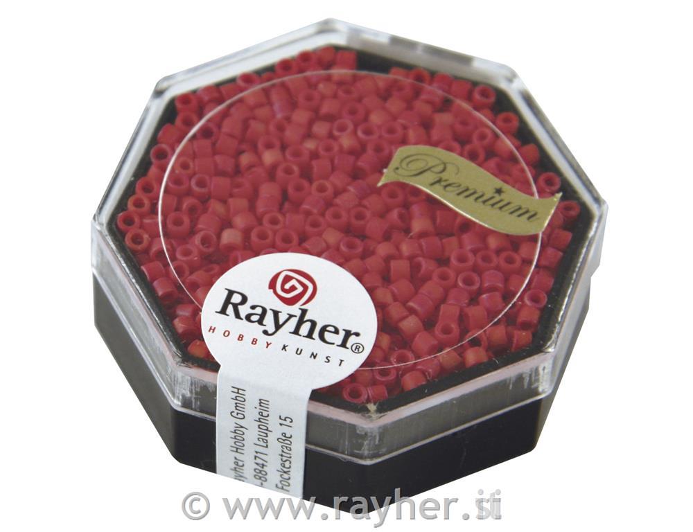 Perle Delica Miyuki, crveni 2,2 mm
