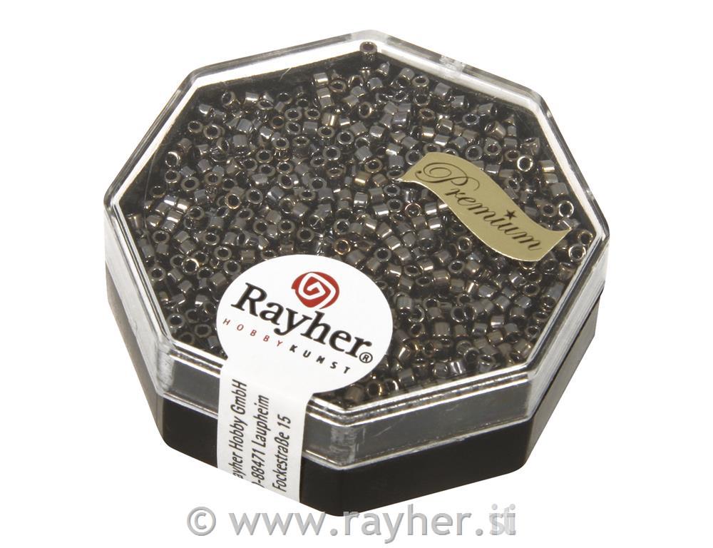 Perle Delica Miyuki, 1.6 mm o, s metalnim sjajem, briljant.bakrena, 4g