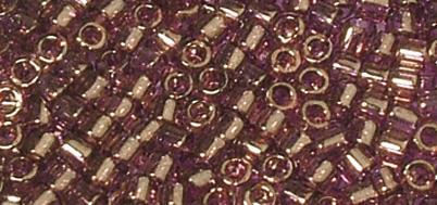 Perle Delica Miyuki, 1,6 mm o, sv.vijolične, 8g, prozirna, duga