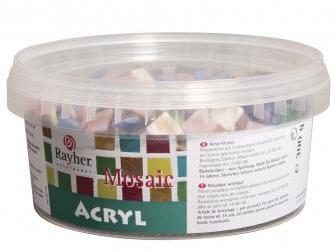 Mozaik Acrylic marmorirani,mešane barve, 1x1cm,300g