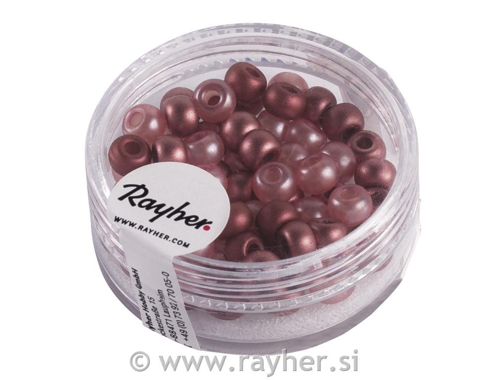 Perle s većim otvorom, sa 5.5mm, koraljnim br. 80 kom