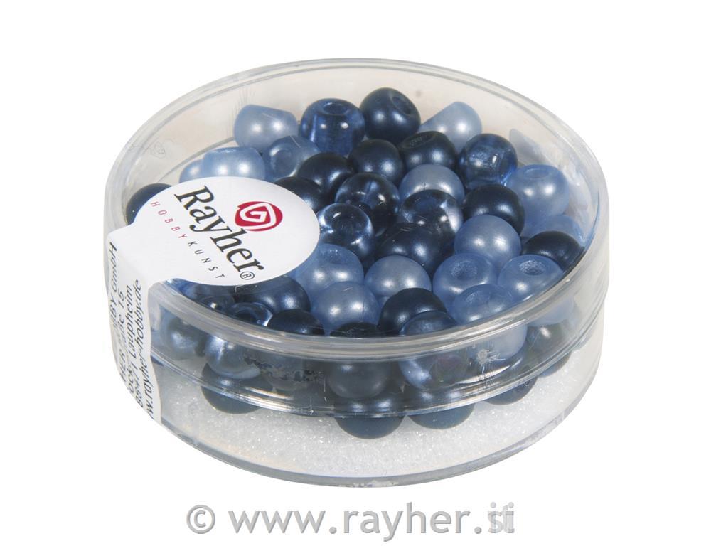 Rocailles-mix with big hole, with, 5.5mm