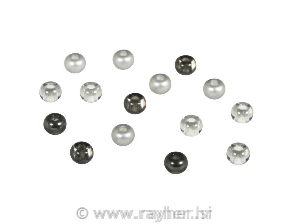 Rocailles-mix with big hole, with, 5.5mm
