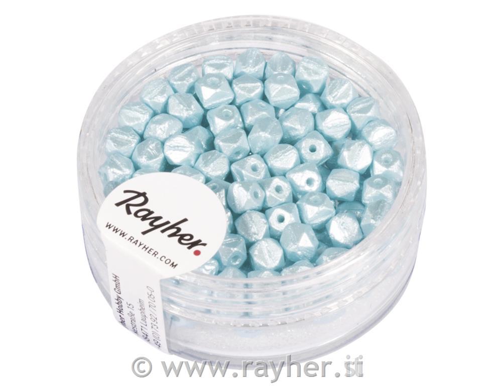 Perle Antique, 4mm, plava, 120 kom