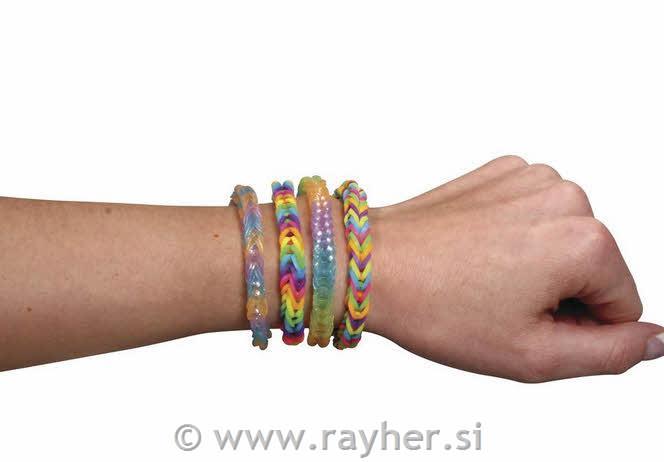 Elastike Loom Bandz Neon, 200 kosov