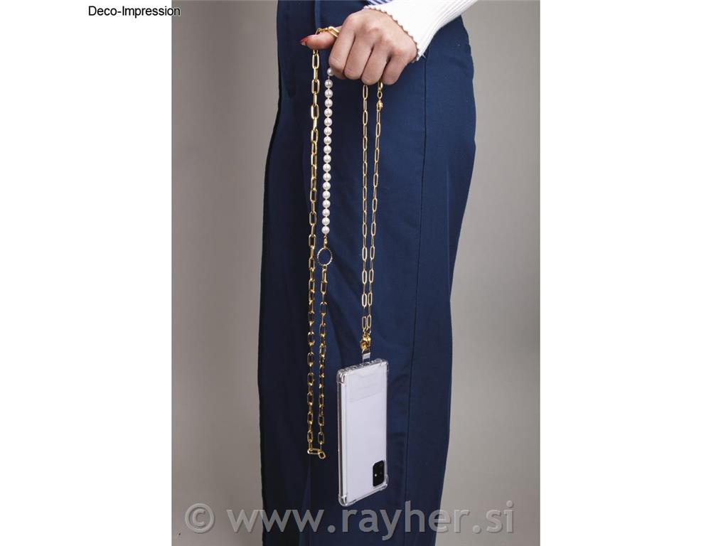 Set za izradu lančića za mobitel, zlatni