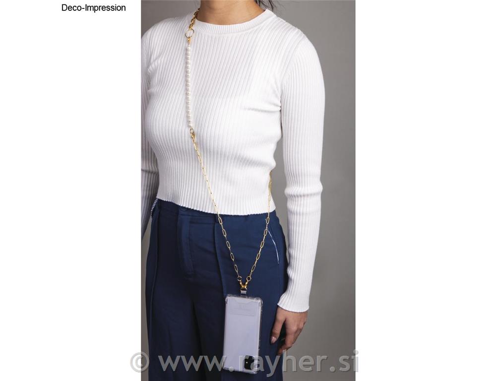 Set za izradu lančića za mobitel, zlatni