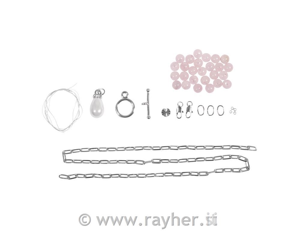 Set za izradu lančića Click&Match, srebr