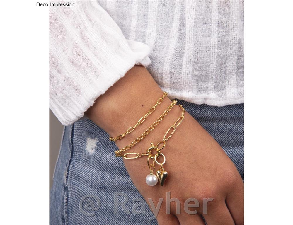 Set za izradu nakita Click & Match, zlatza 3 narukvice ili 1 ogrlicu