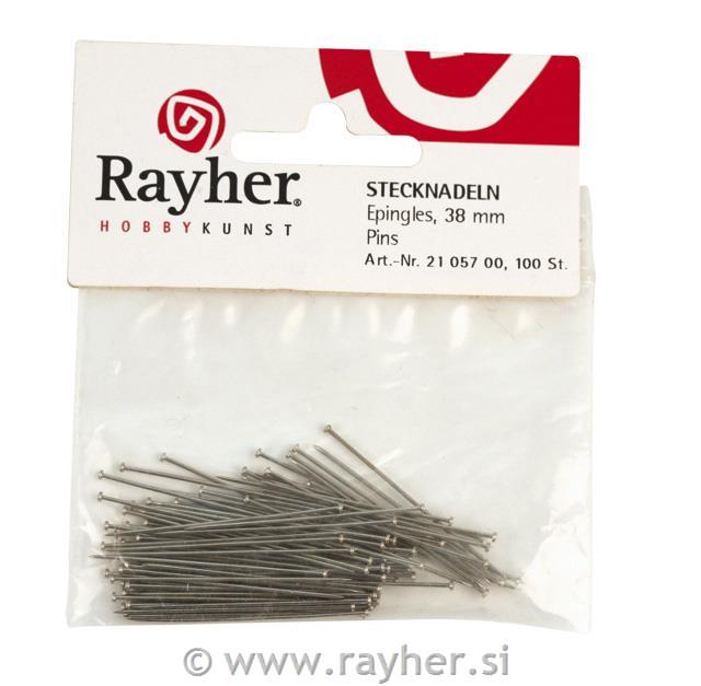 Pins, 45 mm, tab-bag 100 pcs.