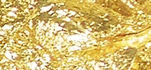 Deco-metal flakes, gold, tab-box 1 gramm