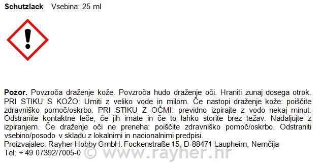 Lak za lističe za pozlato, 25 ml