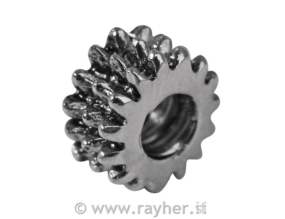 Cilindrični metal, 8 mm o, oksid-srebro,rupa 3,5 mm o