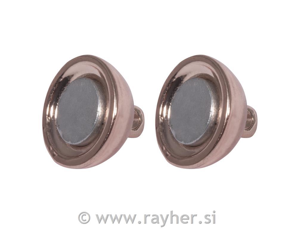Magnetska obujmica, vrlo jaka, 10mm, ružičasto zlato, 1 kom