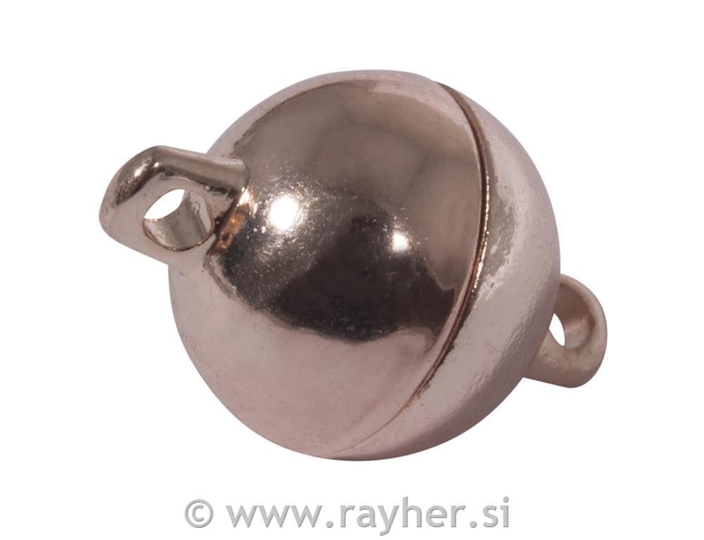 Magnetska obujmica, vrlo jaka, 10mm, ružičasto zlato, 1 kom