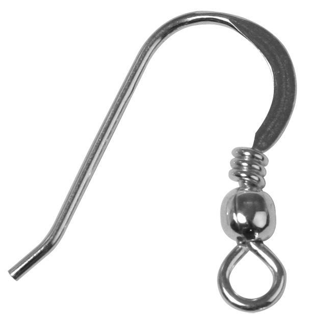 Baza za naušnice,original srebrne, 1 par, 2 mm